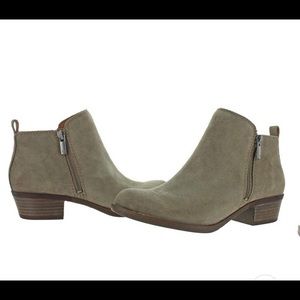 LUCKY BRAND WOMENS BASEL SOLID BOOTIES ANKLE BOOTS